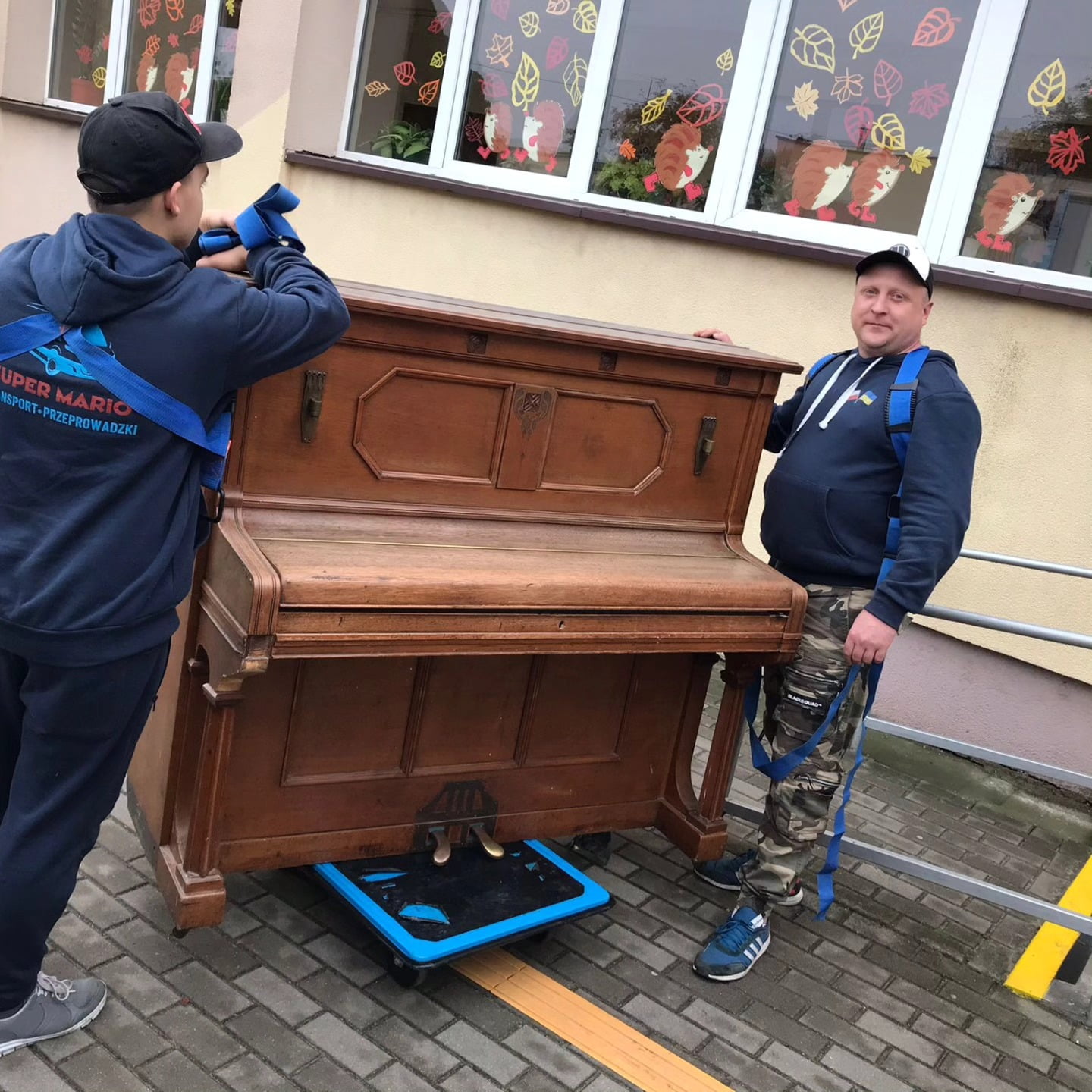 Transport pianino